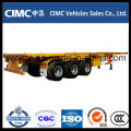 Cimc 40FT 3 Achse 40ton Schwanenhals Skelett Container Anhänger